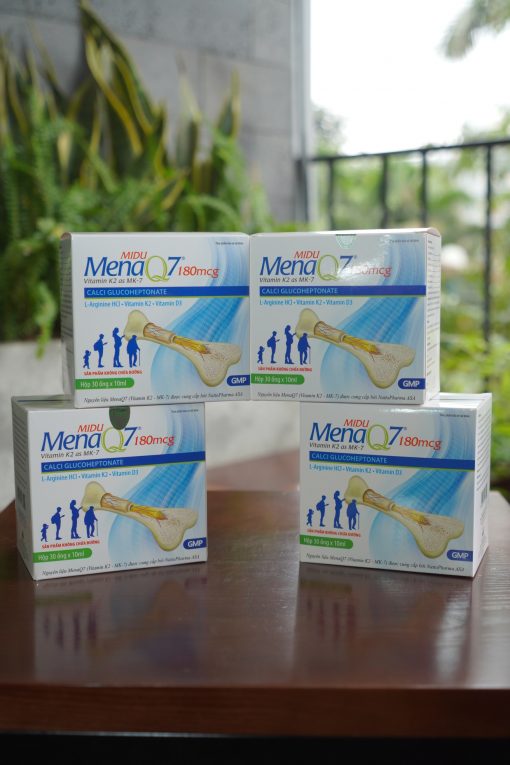 Midu MenaQ7 180 - Thực phẩm phát triển chiều cao và bổ sung canxi cho mọi lứa tuổi