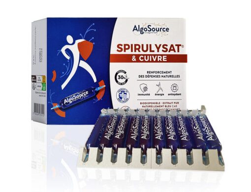 Phyco Spirulysat® & Cuivre, cải thiện da mịn màng, giấc ngủ sâu, thải độc