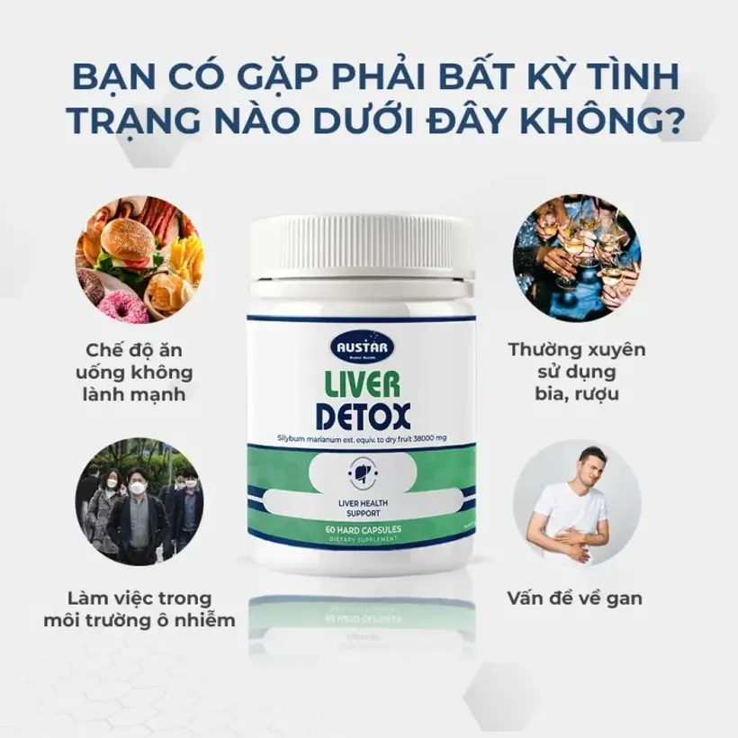 Viên Uống AUSTAR Liver Detox – Giải Độc Gan (Hộp 60 Viên) - Ảnh 4