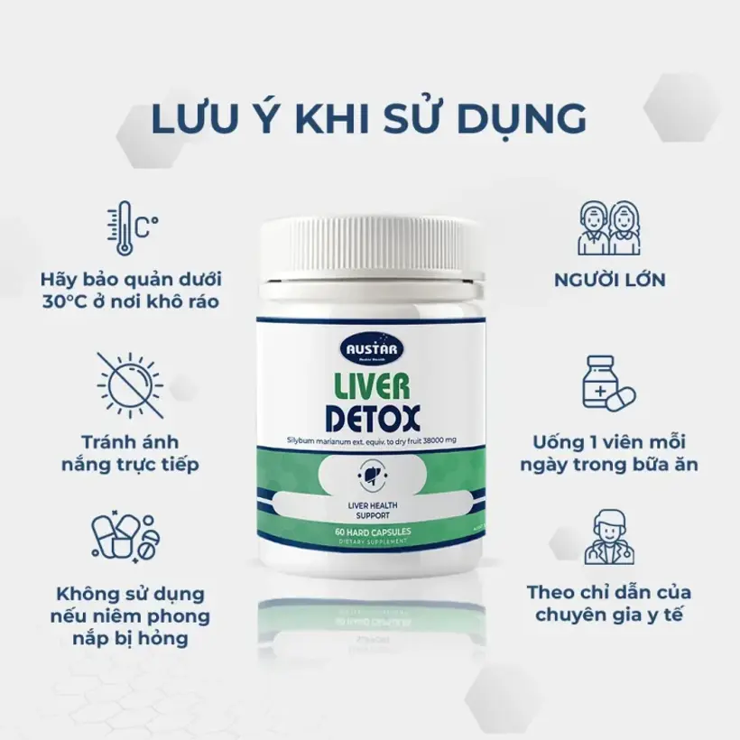 Viên Uống AUSTAR Liver Detox – Giải Độc Gan (Hộp 60 Viên) - Ảnh 2