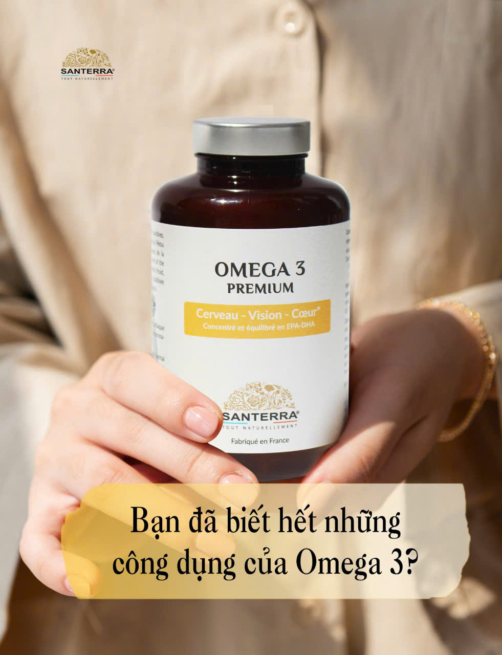 Viên uống SANTERRA Omega 3 Premium 200 viên - Ảnh 11