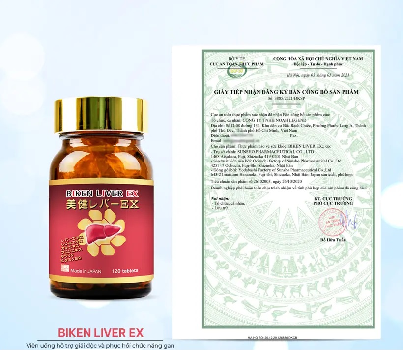 Biken Liver EX, Thực phẩm hỗ trợ Bổ gan, tốt cho gan - Ảnh 5