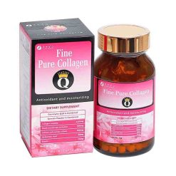 Fine Pure Collagen Q (hộp 375 viên), giúp da mịn màng và tươi sáng
