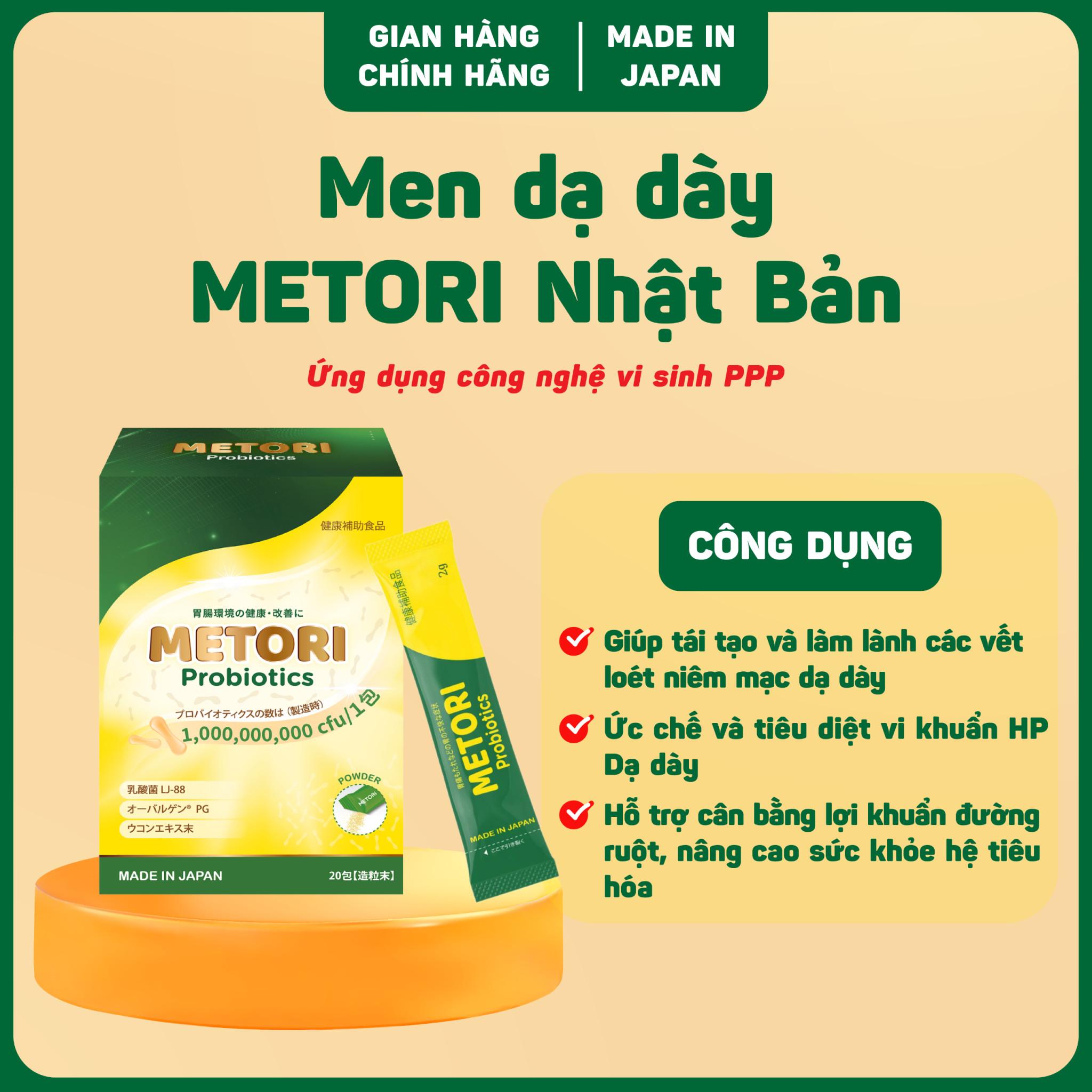 Men dạ dày Metori hộp 20 gói, Nhật Bản - Ảnh 4