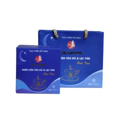 Nhân Sâm Táo Đỏ và Lạc tiên hoà tan CND GINSENG Hộp 20 gói ( kèm túi )